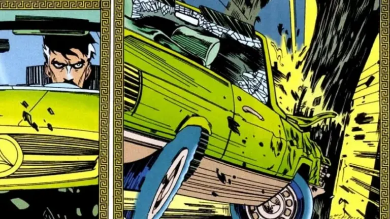 A car crashes into a comic book store… and the store ends up making money in an unprecedented way