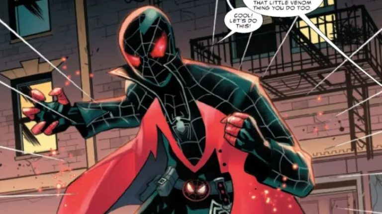 Miles Morales has a life beyond the video game: a new suit, a job as a vampire hunter… and magical powers.