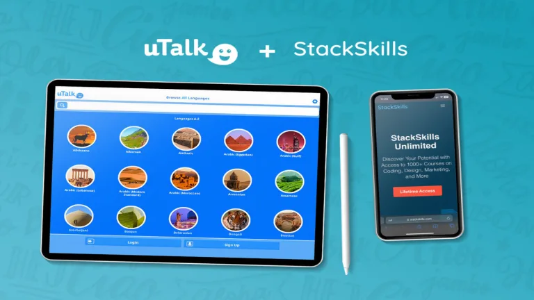 Unlock Endless Learning With uTalk and StackSkills E-Courses, Now $30 for Life