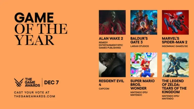 The expected: these are the nominees for GOTY 2023 (Game of the Year)