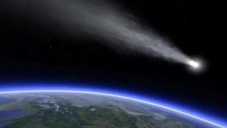 Halley’s comet returns to Earth