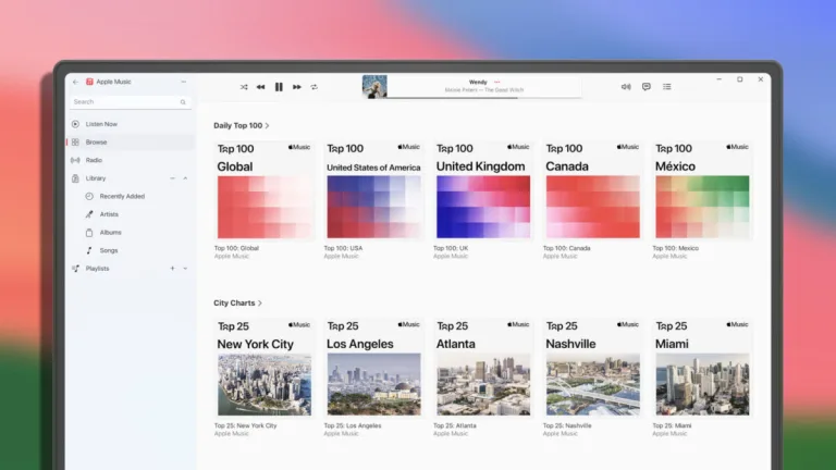 Apple replaces iTunes on Windows with these three applications