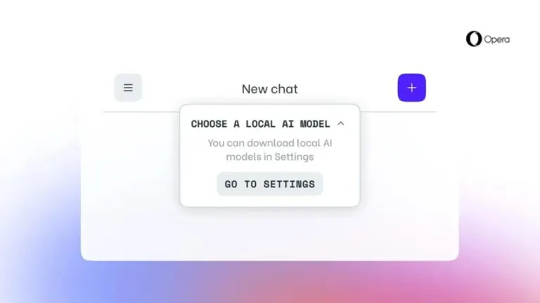 The Opera browser will give you the option to choose from dozens of AI, and you will be able to use them without an internet connection