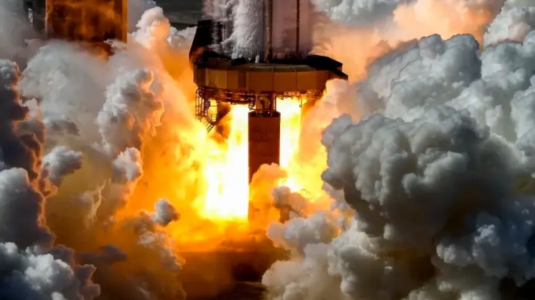 SpaceX tests its Megarocket engines in a spectacular test