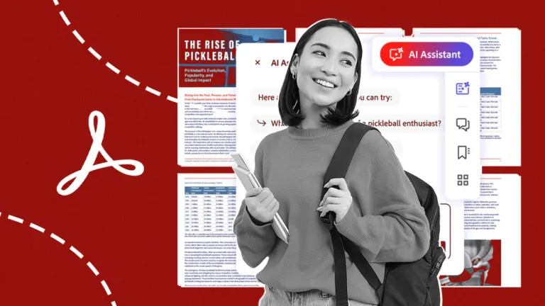 You are not alone: now you can prepare for your exam with Adobe Acrobat and its new AI.