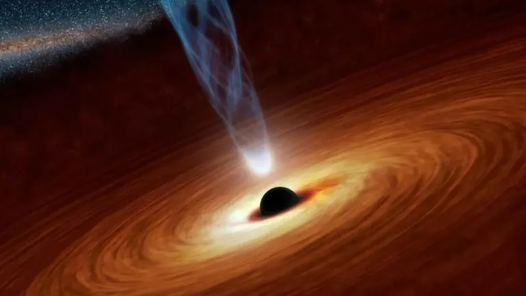 NASA shows us what we would see if we fell into a black hole