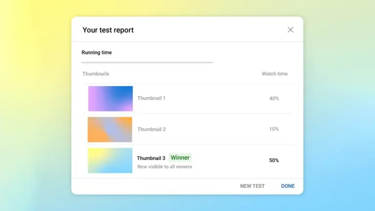 This new YouTube tool will allow you to check which thumbnail best suits your video