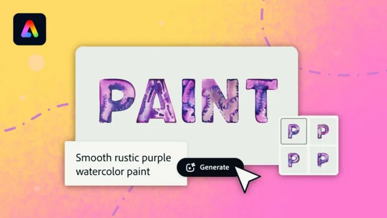 Adobe Express: You can now create your own text effects using the Generative AI