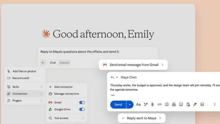 Claude now sends Gmail me…