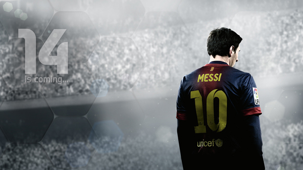 FIFA 14: Portada con Mess…