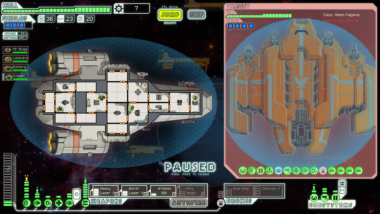 Imagen del artículo: FTL, juego de estrategia …