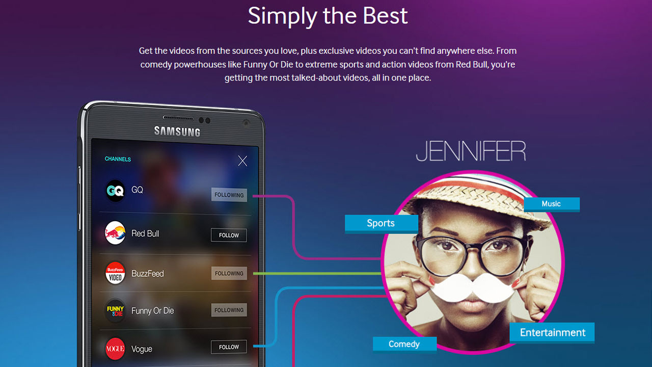 Samsung presenta Milk Vid…