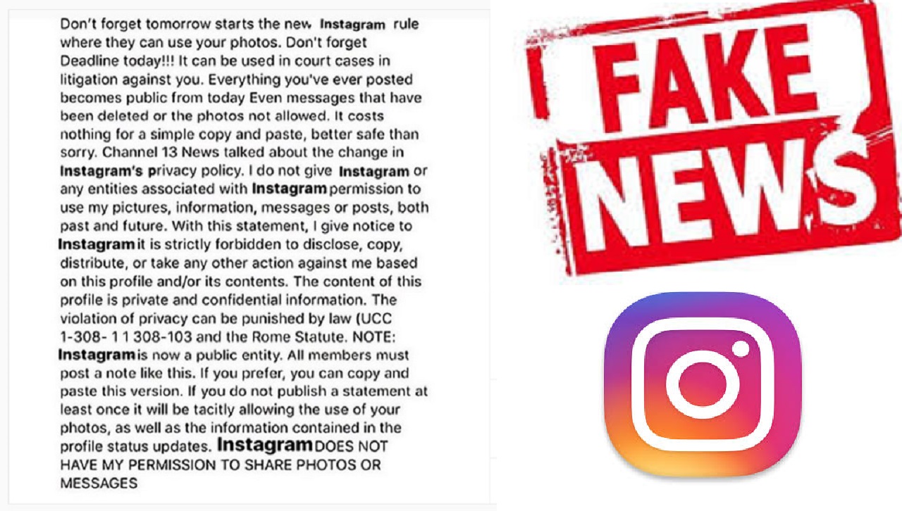 Instagram: no modificará …