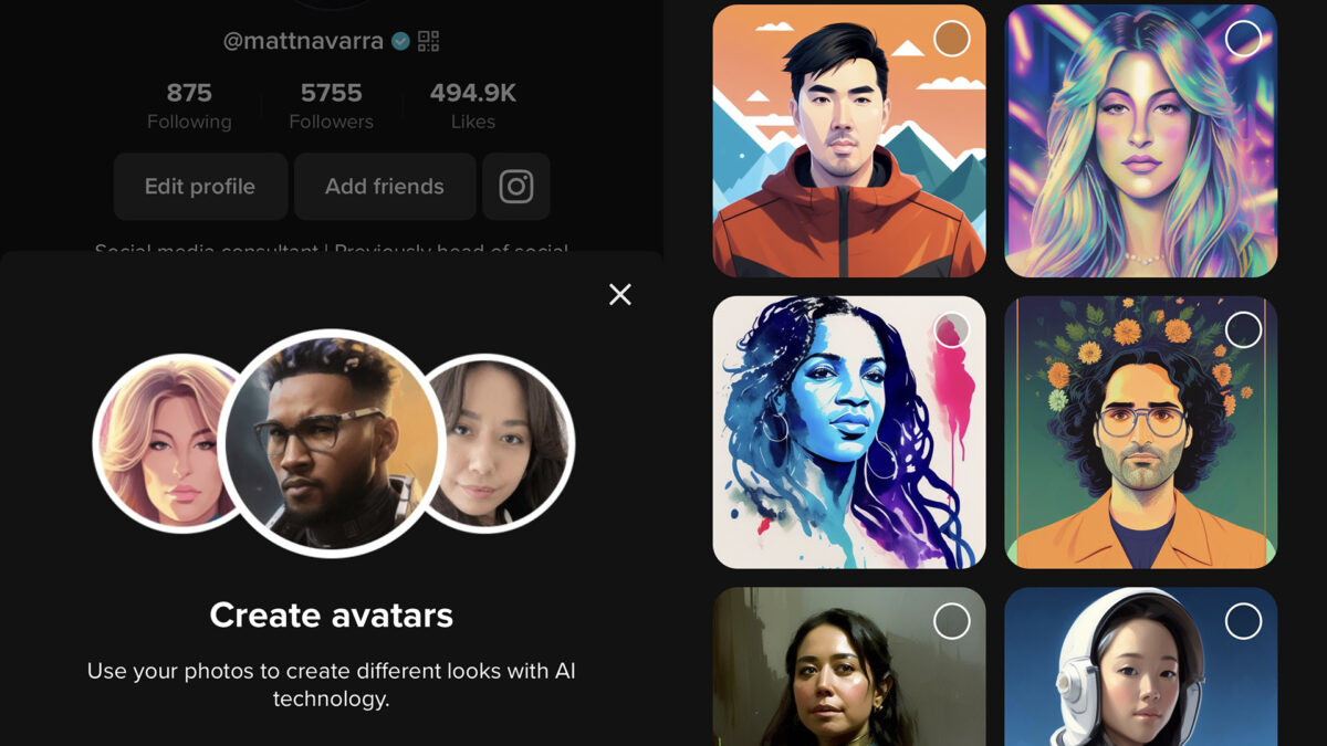 Imagen del artículo: ¿Fotos de perfil creadas …