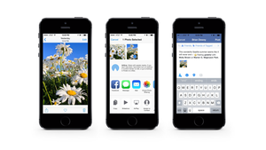 Image of article: Facebook for iOS 8 offers…