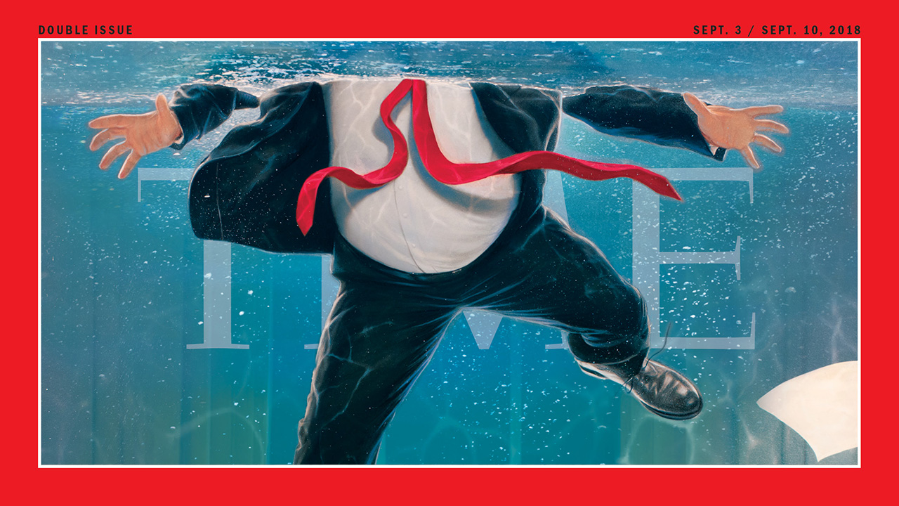 Image of article: Time magazine strikes a n…