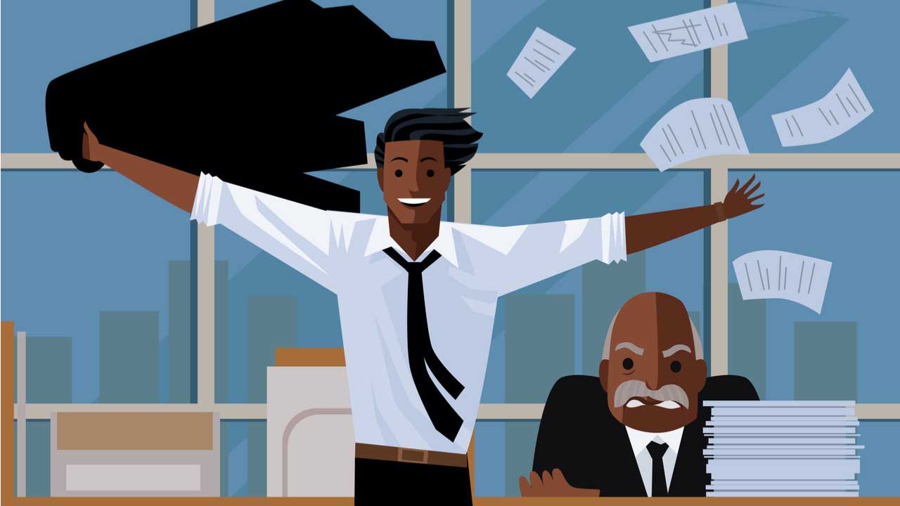 Quitting time: signs that…