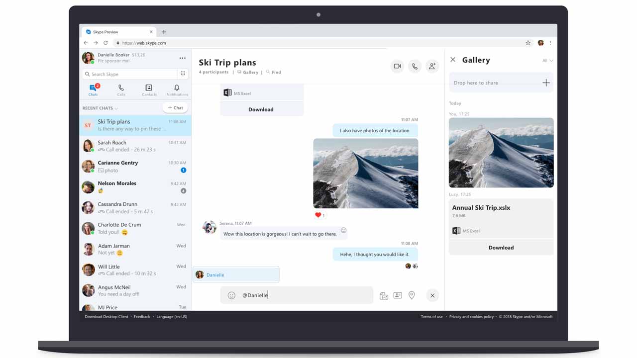 Skype has a brand-new web…
