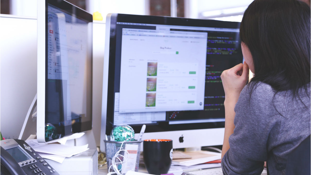 Dual monitor productivity…