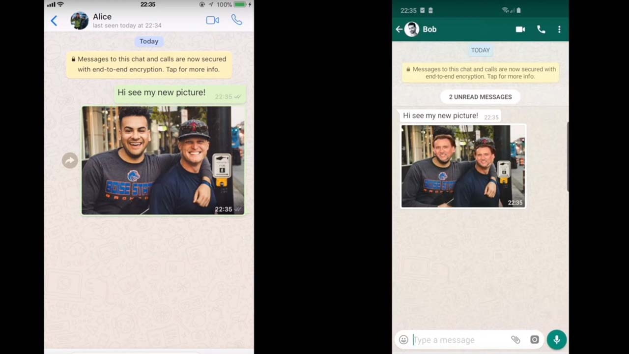 WhatsApp, Telegram securi…
