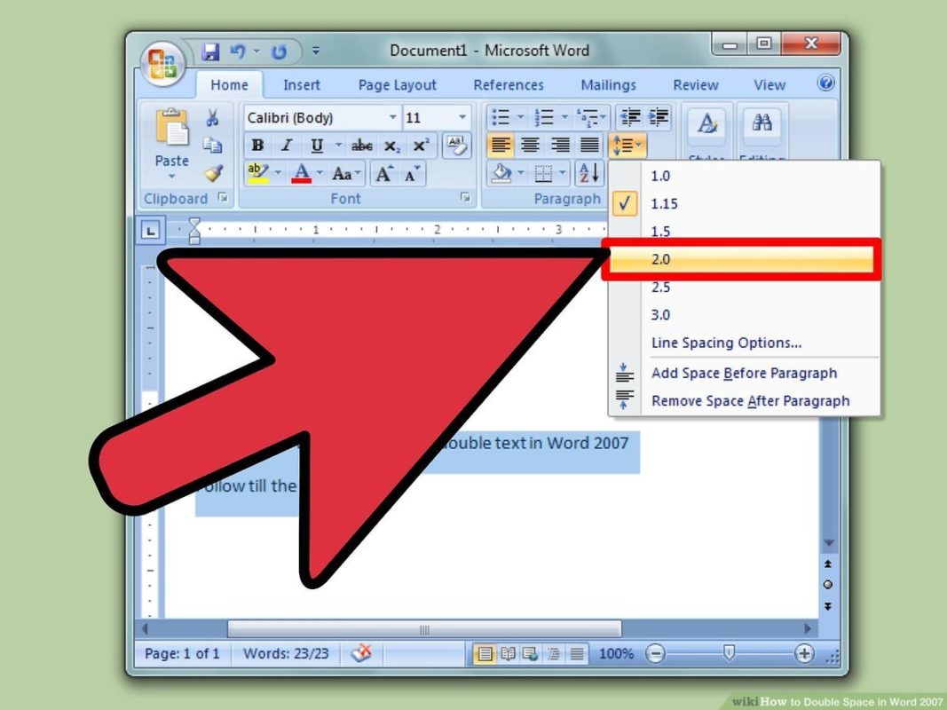 How to Double Space In Mi…
