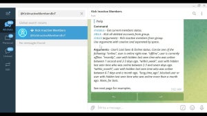 How to kick inactive user…