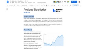 The small Google Docs upd…