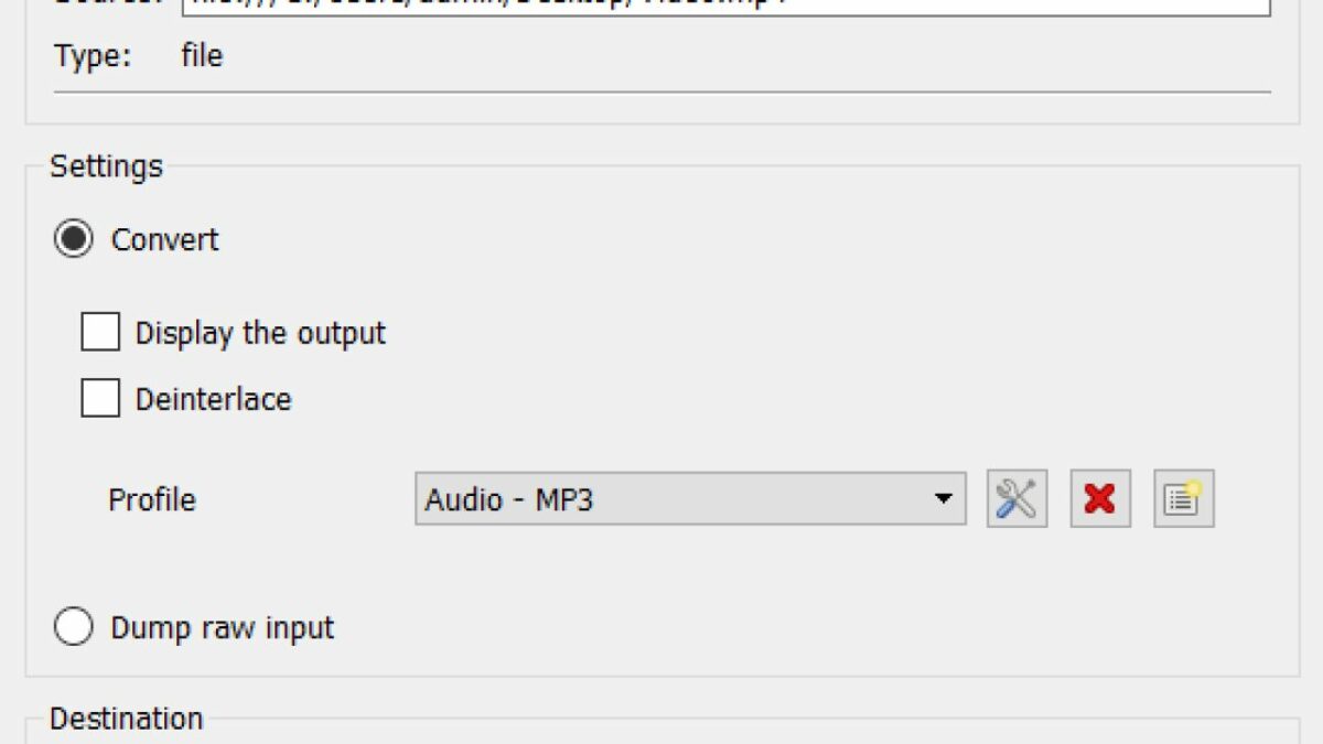 VLC Media Player Converte…