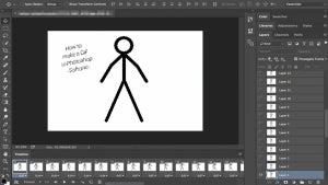 How to make a GIF in Phot…
