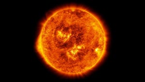 Image of article: A solar tornado suspended…