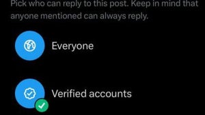 You can now limit replies…