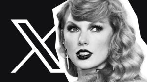 Image of article: Taylor Swift is not on X …