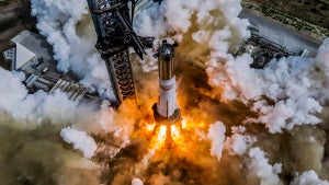 Image of article: SpaceX tests the Starship…