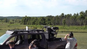 A machine gun managed by …