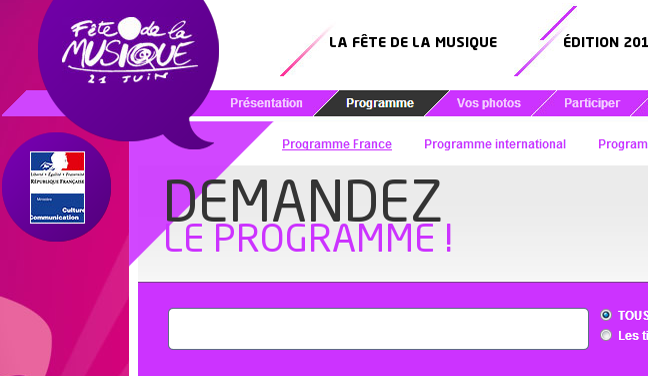 Image de l’article : Fête de la Musique 2014 :…