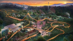 Le parc d'attractions le …