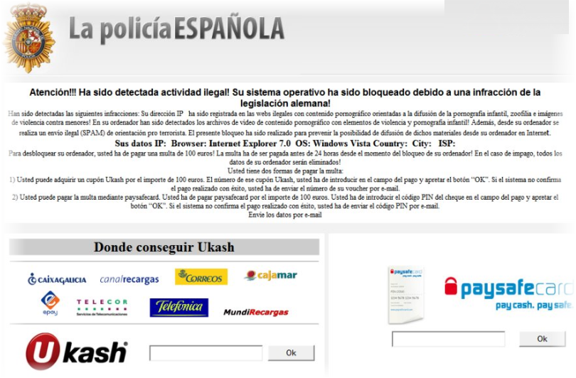 ¡Un virus ha bloqueado mi PC!