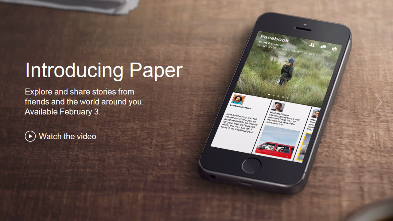 Facebook Paper: Facebook se basa en Flipboard para reinventar su ...