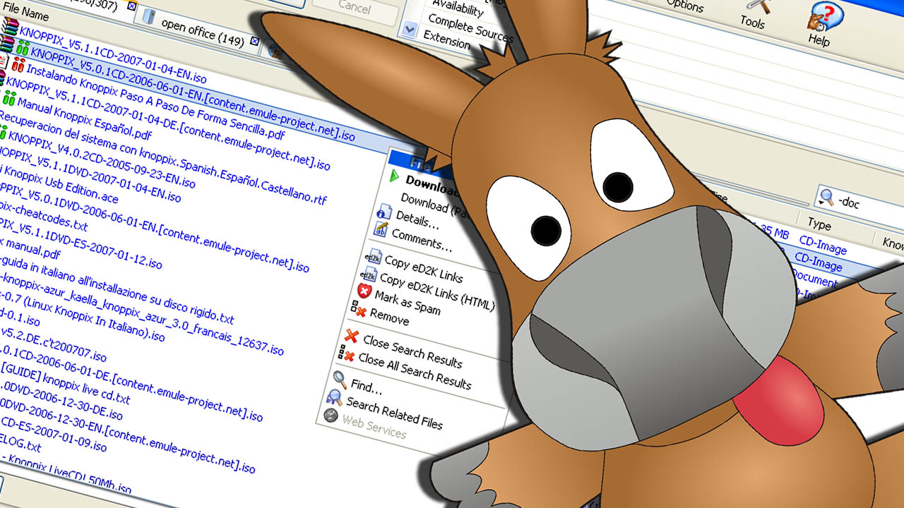 7 cosas de eMule que no echas de menos