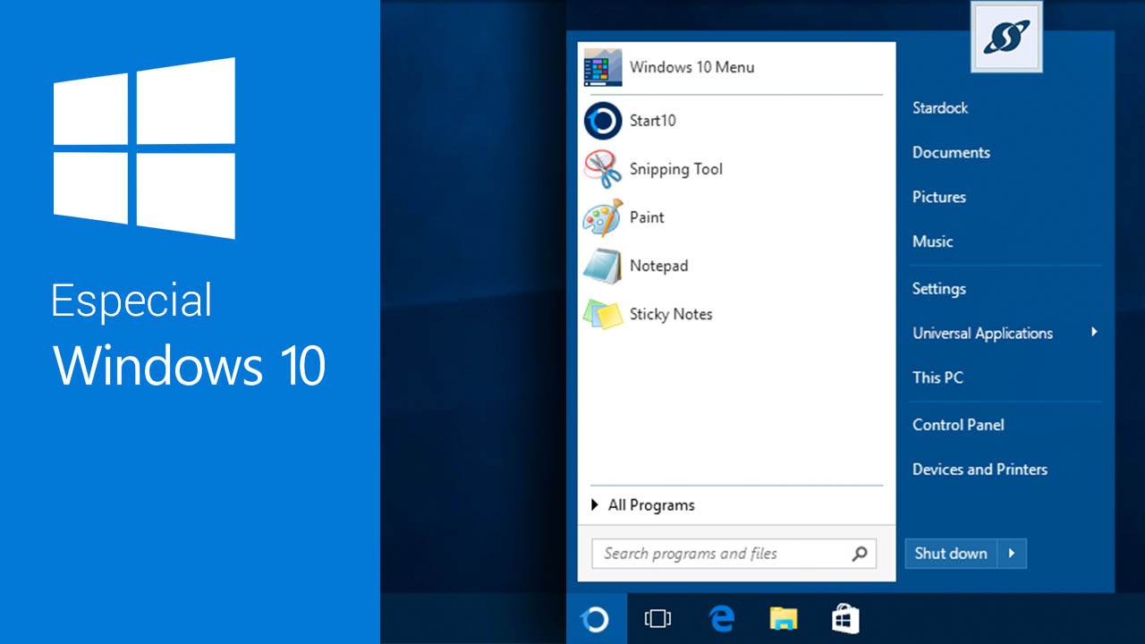 5 apps para reemplazar el Menú Inicio de Windows 10