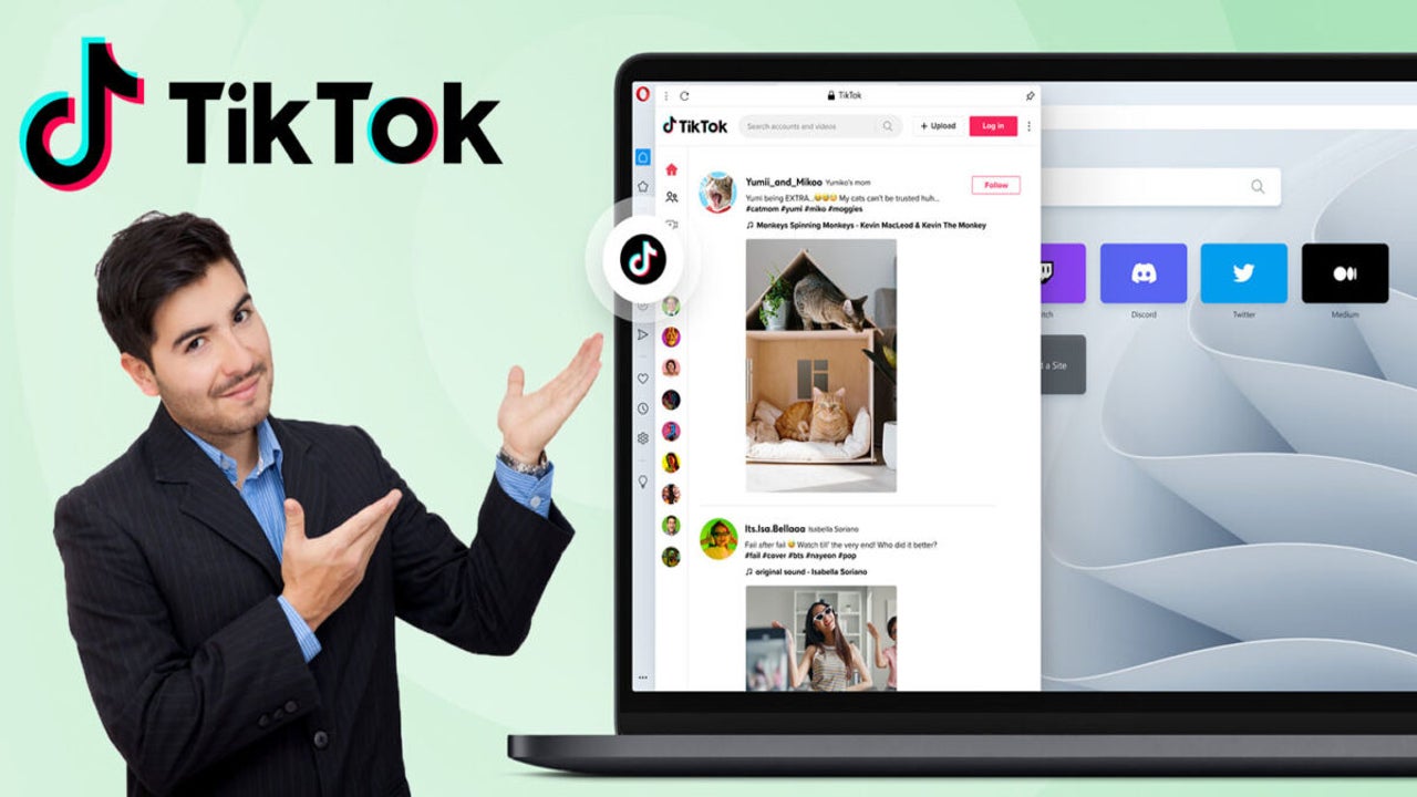 ¿Es la integración de TikTok para Opera la versión de escritorio más  perfecta? - Softonic