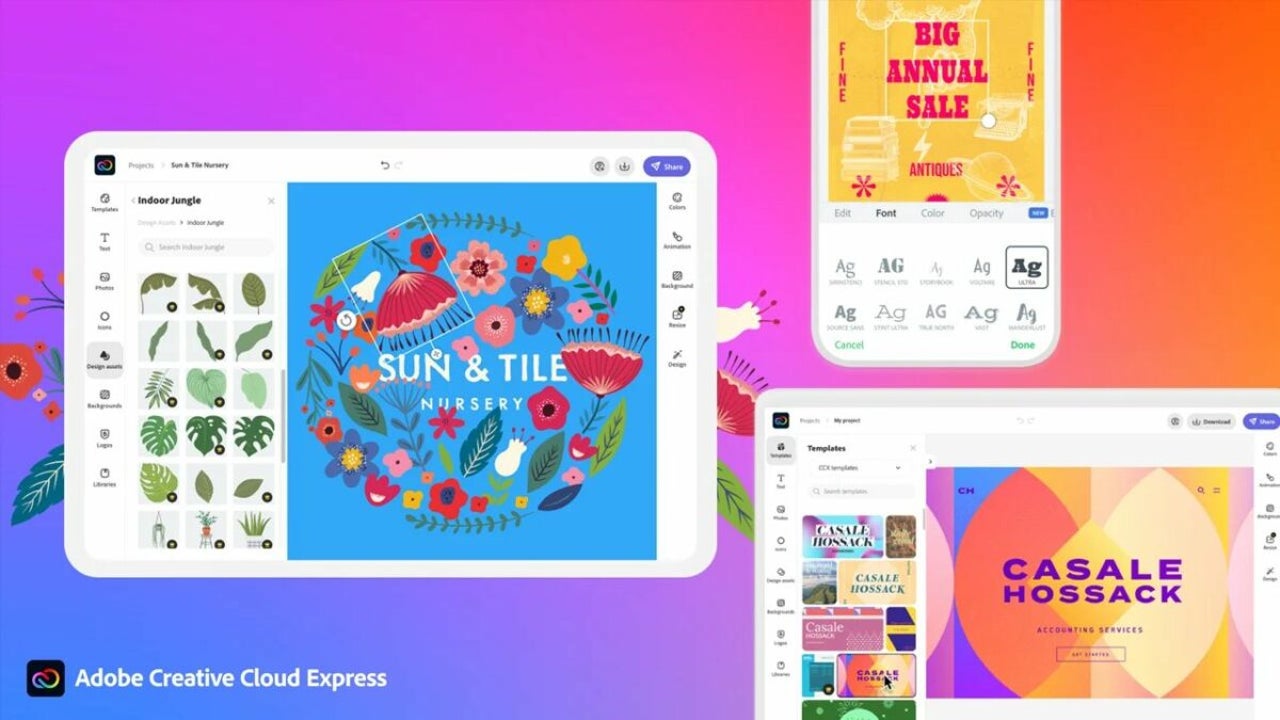 Adobe Express: proyectos creativos para no profesionales