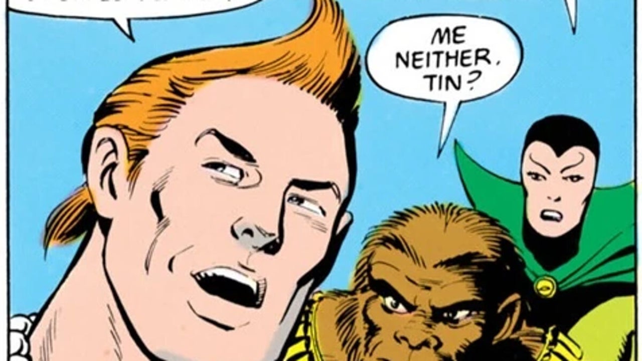 El crossover más imposible de la historia juntaba a los superhéroes de DC con… ¡Tintín!