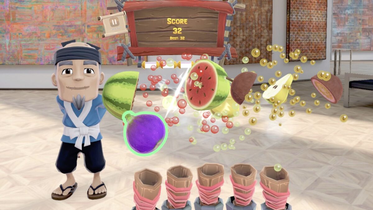 Fruit ninja llega al Vision Pro: así de impresionante es cortar la fruta con nuestras propias manos