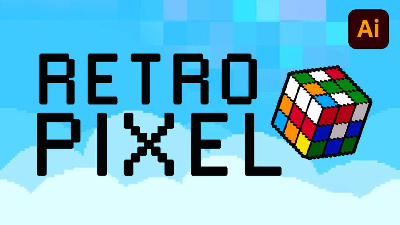 Tendencias de diseño gráfico 2025: Arte retro de píxeles y cómo crearlo con la ayuda de Adobe
