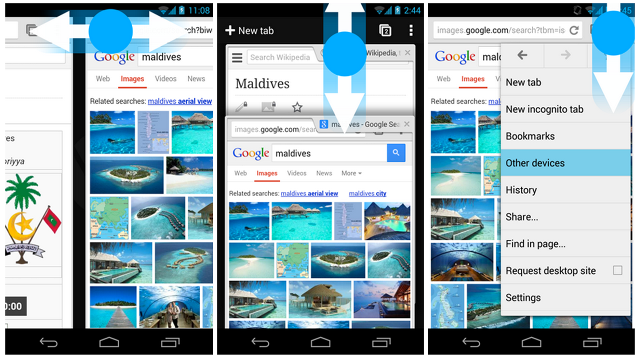 Chrome Beta for Android gets new gesture controls, advanced image search