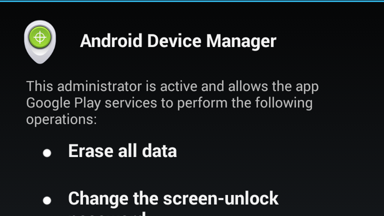 Android Device Manager can now remotely lock your device