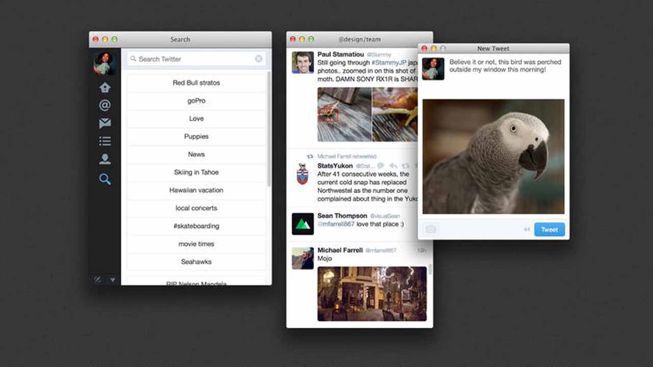 Twitter for Mac redesigned