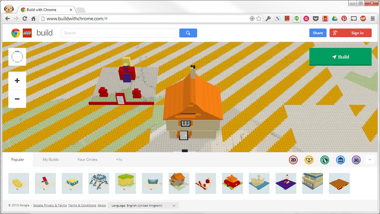 LEGO’s Build with Chrome lets you play with 3D bricks
