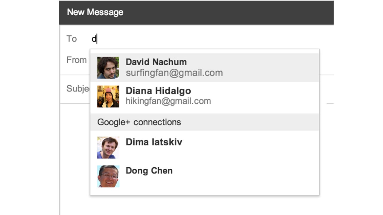 Gmail integrates Google+